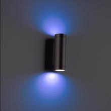 WAC Canada 3911-CSBK - Smart Color Changing LED Landscape Wall Mount Cylinder