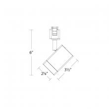 WAC Canada J-7013-CS-WT - Ocularc 7013 - 5CCT Track Luminaire