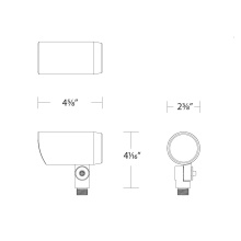 WAC Canada LC-253205-FCS-BZ - Spott 12V  Landscape Accent Light 60Deg 5CCT