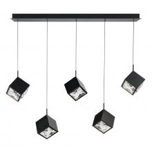 WAC Canada PD-29305L-BK - Ice Cube Chandelier Light