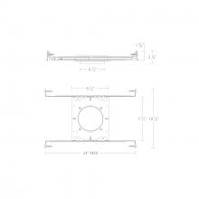 WAC Canada R3JB-FRAME - KENRIC 3.5IN RD FRAME-IN KIT