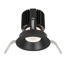 WAC Canada R4RD1T-NTWA-BK - Volta 4.5" Round Shallow Regressed Trim with LED Light Engine