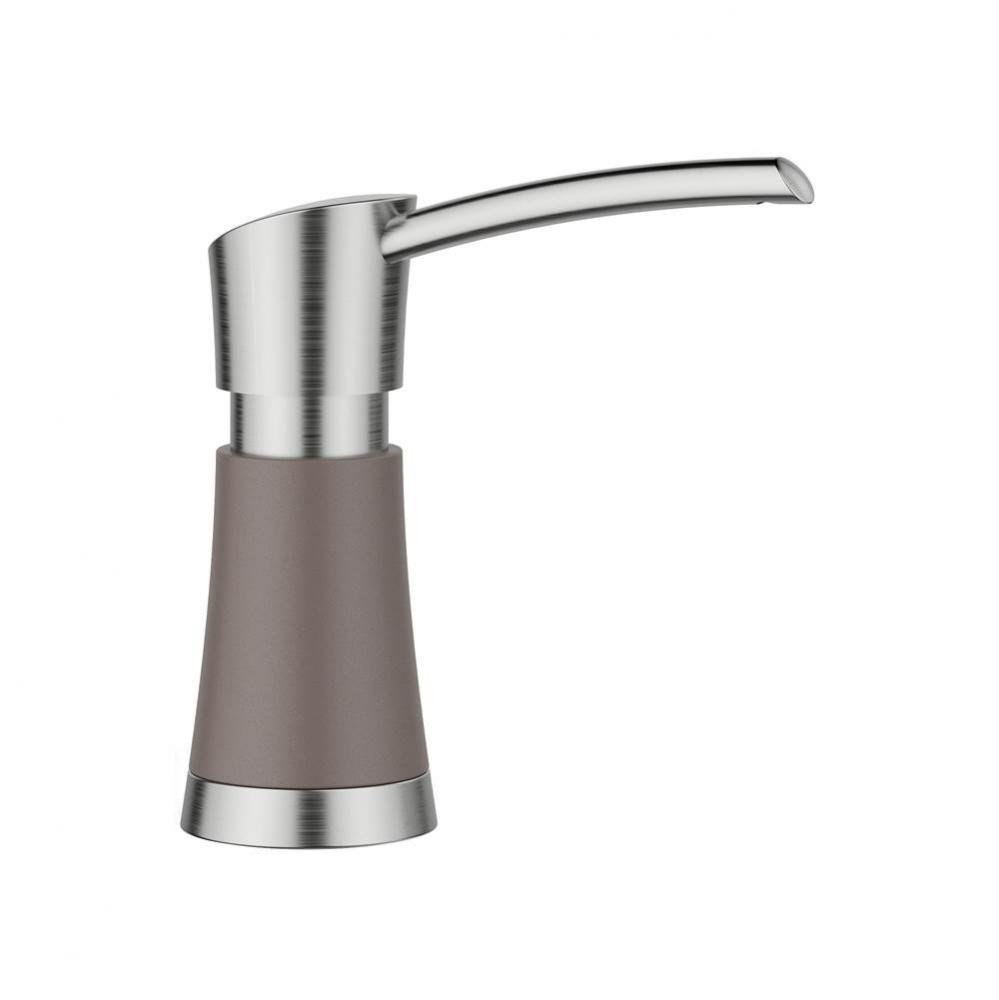 Artona Soap Dispenser Pvd Steel/Volcano Gray