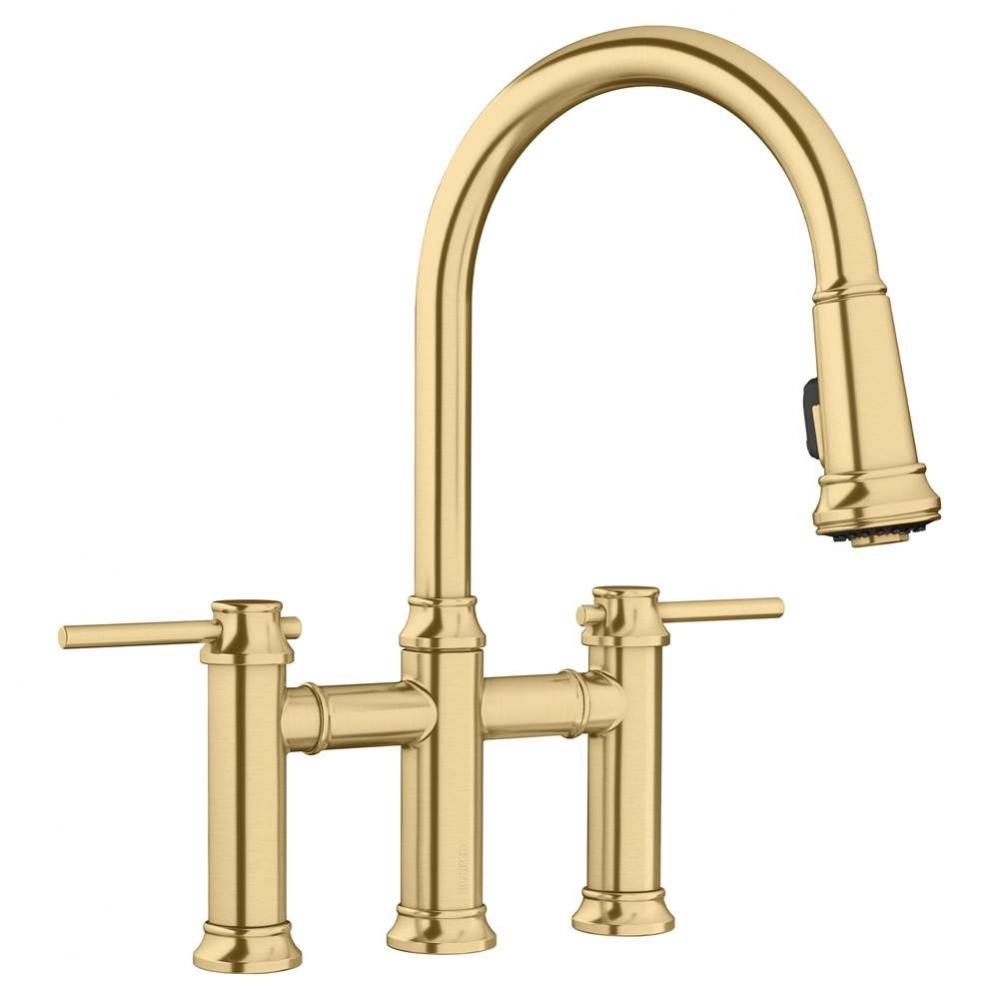 Empressa Bridge 1.5 Gpm Satin Gold