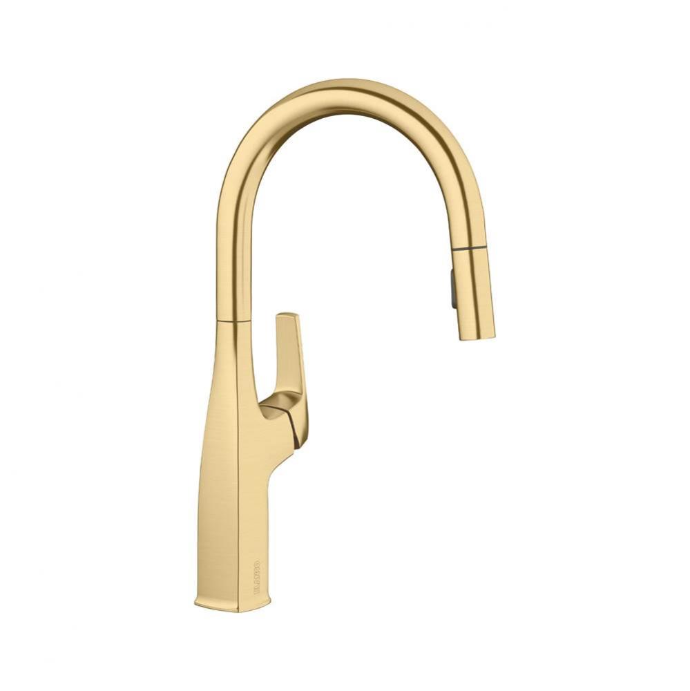 Rivana High Arc 1.5 Gpm Satin Gold