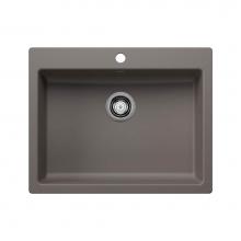 Blanco Canada 402924 - Precis Single 25 Ada Dual Mount Volcano Gray