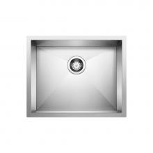 Blanco Canada 401273 - Quatrus R0 22'' Single Bowl Undermount Stainless Steel Kitchen Sink