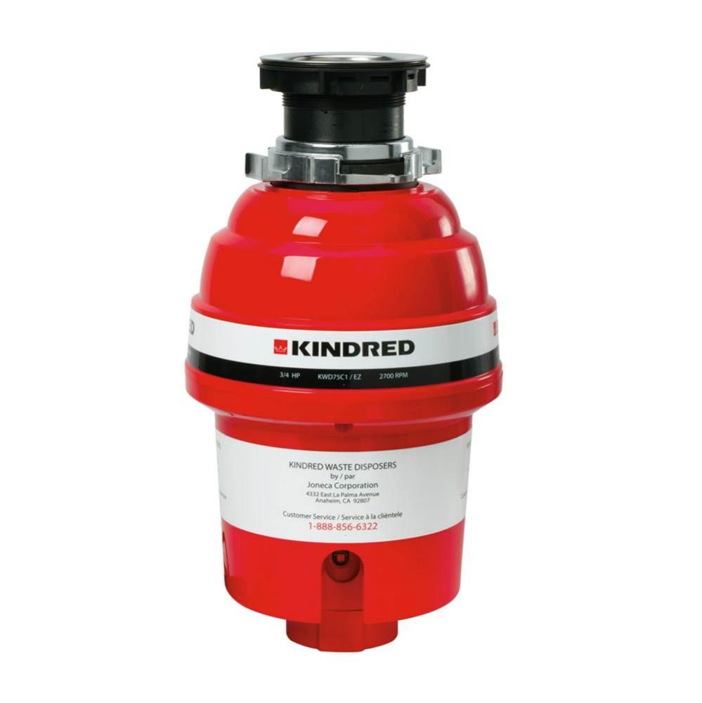 Waste Disposer Cont Feed 3/4 Hp