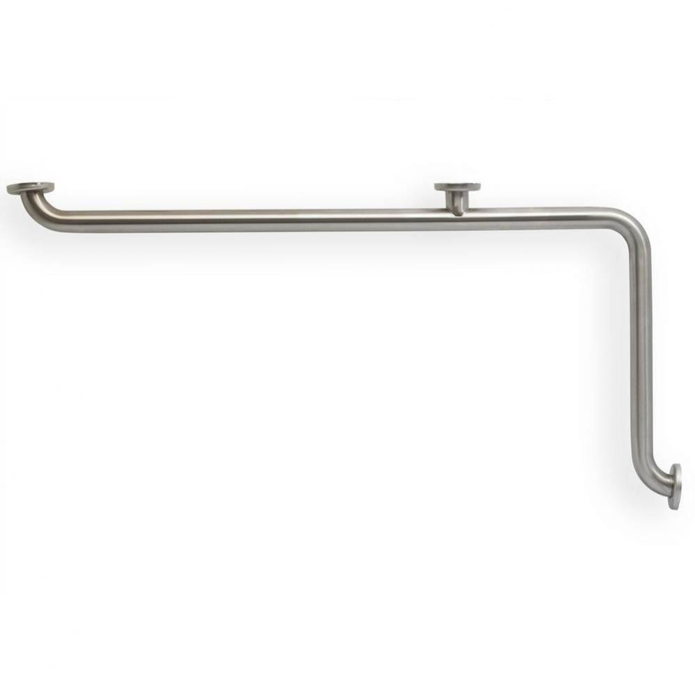 Grab Bar, 42''x20'' L, 1.5'', Smooth, Stainless Steel