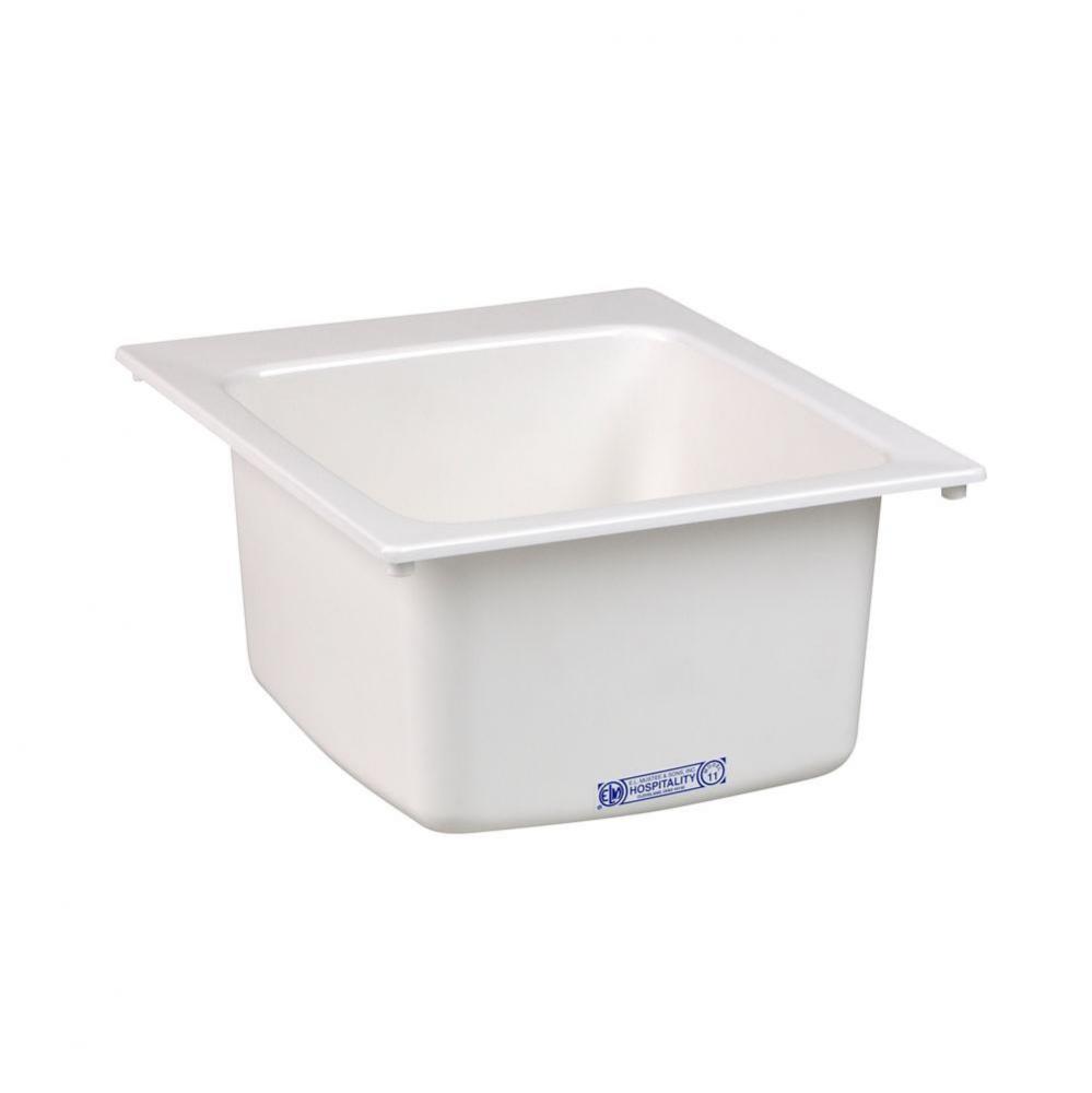 Utility Sink, 17''x20'' White, 6 Pack