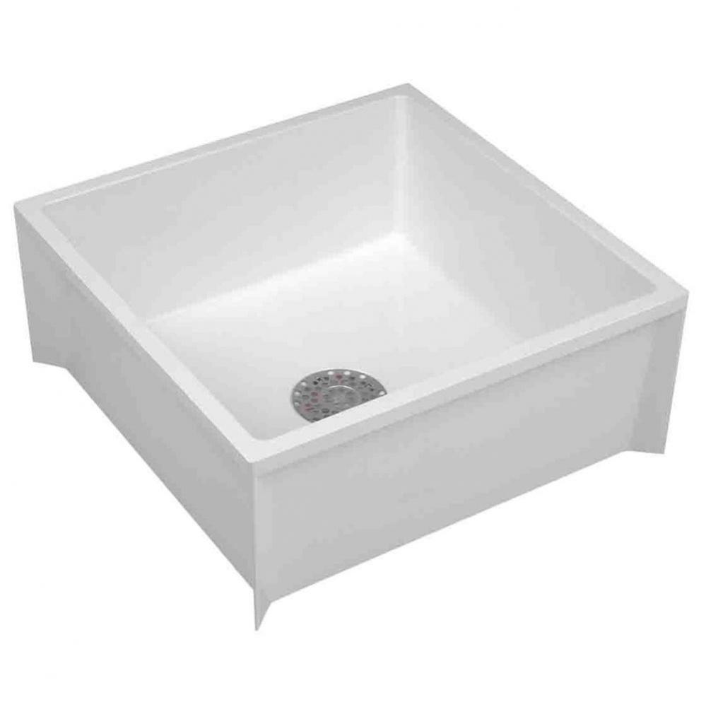 Mop Service Basin, 24''x24''x10'', For 3'' DWV