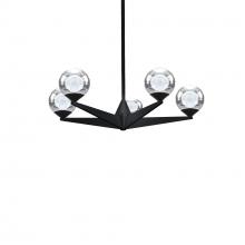 Modern Forms Canada PD-82024-BK - Double Bubble Chandelier Light