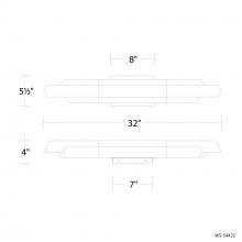 Modern Forms Canada WS-54432-BN - Montage Bath Vanity Light