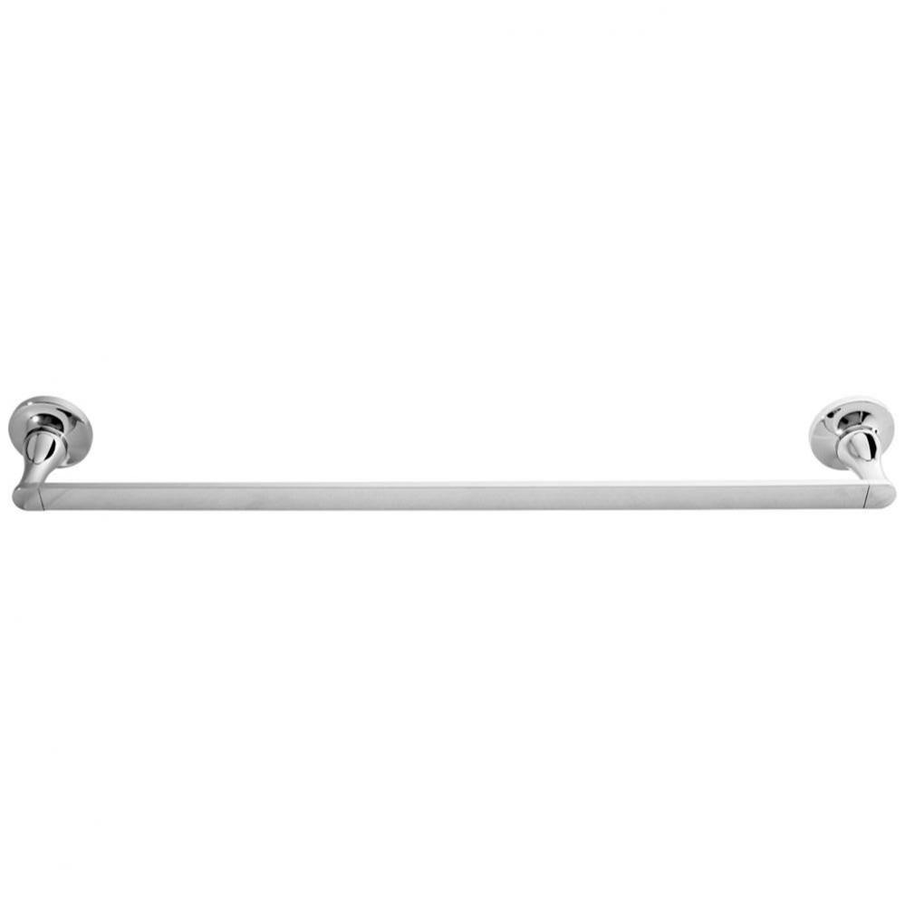 Coco Single Towel Bar - Polished Nickel