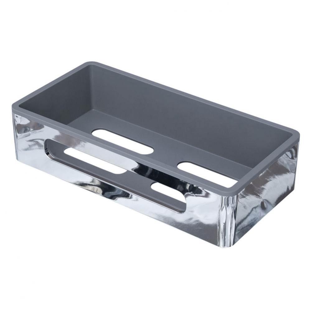 Rectangular Shower Caddy Chrome