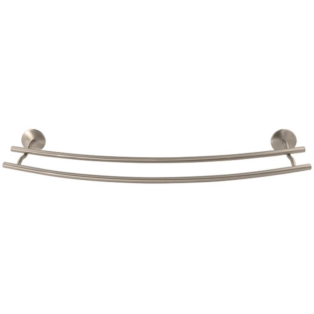 Classics-R Extended Double Towel Bar - Brushed Nickel