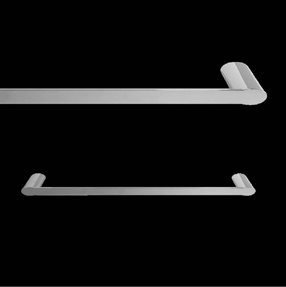 Farrow Single Towel Bar - Matte Black & Chrome