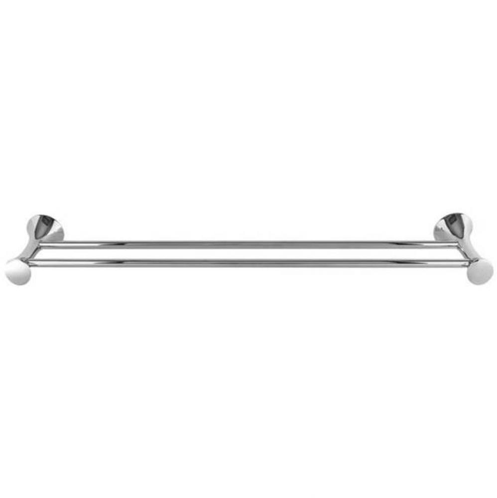 Indy Extended Double Towel Bar - Brushed