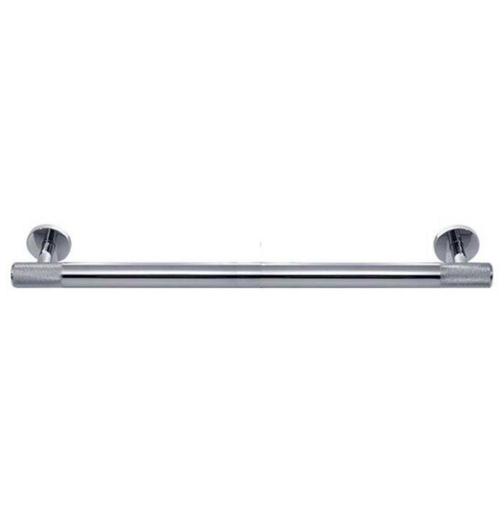 Knurled 24'' Safety Bar (ADA) - Chrome