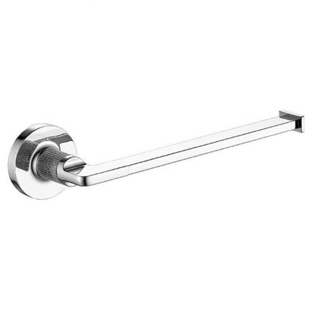 Draft Hand Towel Bar (right hand) - Chrome with Stone Grey