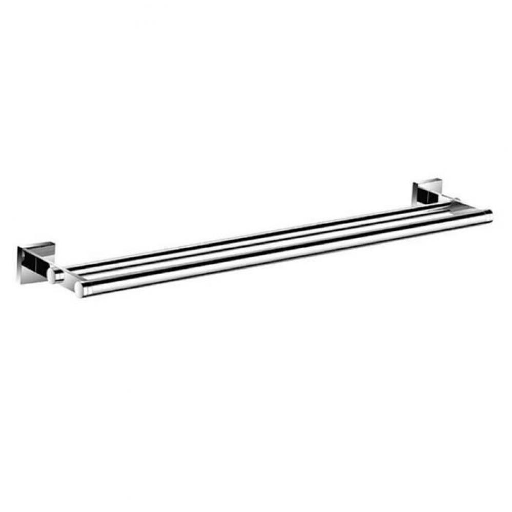 Yukon Extended Double Towel Bar - Chrome