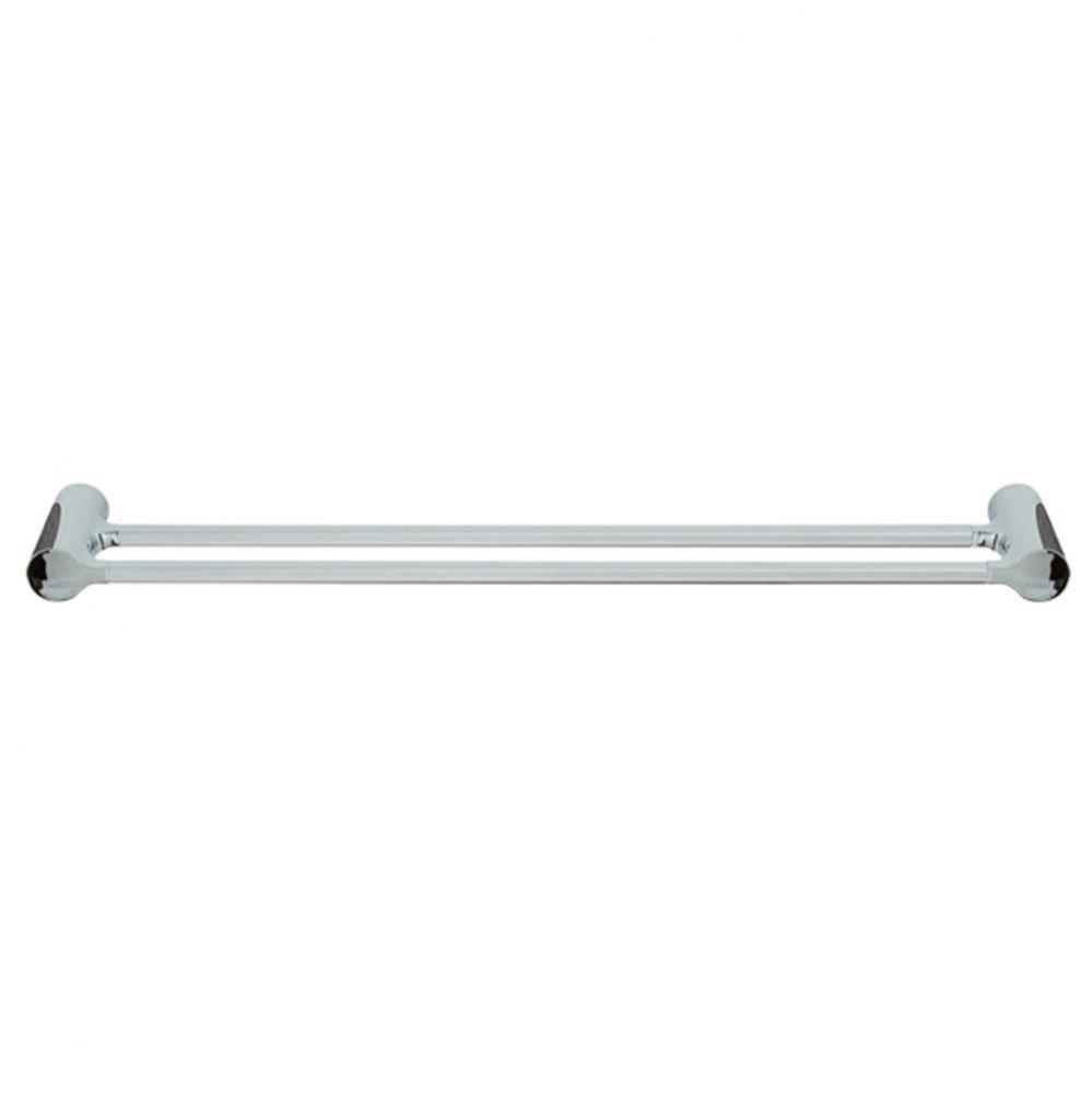 Payton Extended Double Towel Bar - Chrome