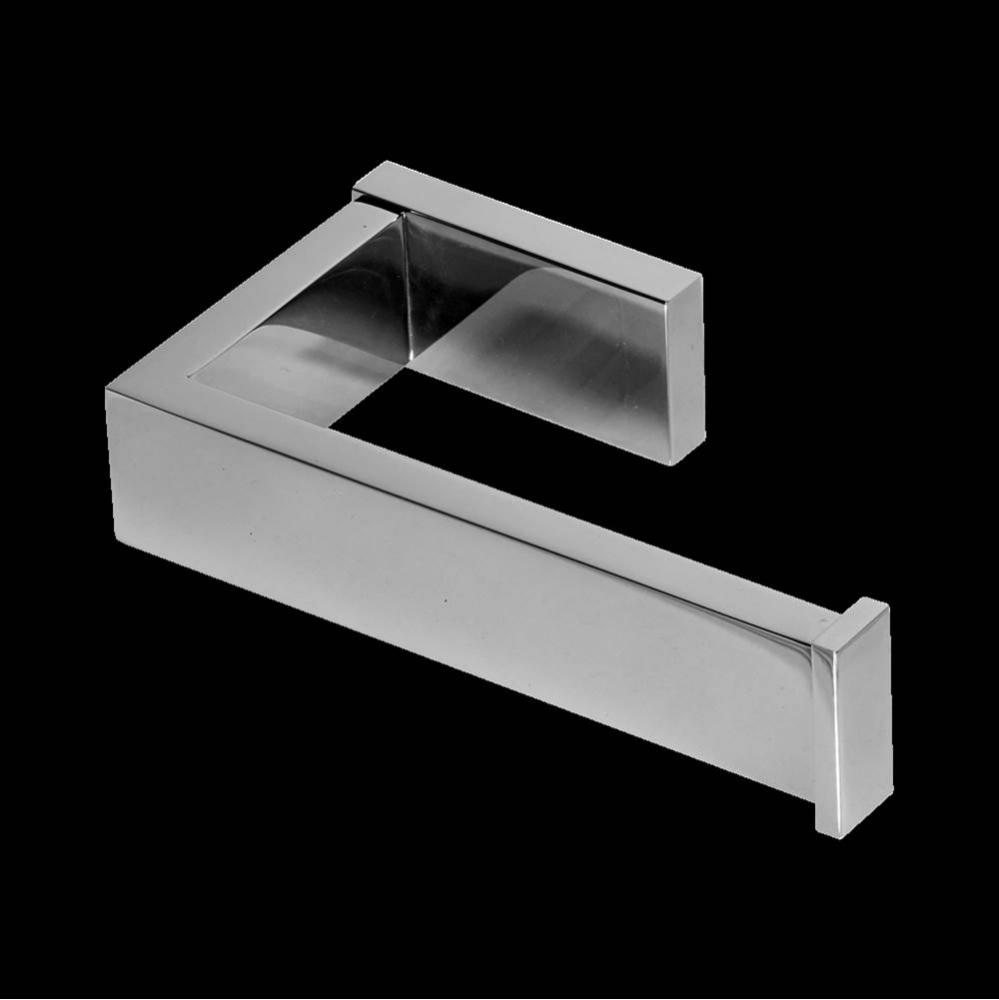 Steele II Paper Holder - Matte Black & Chrome