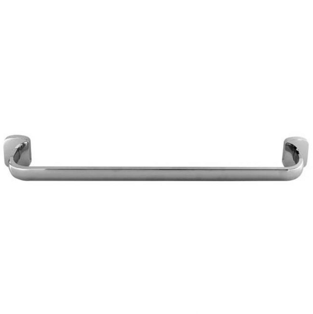 Wynn Single Towel Bar - Matte Black & Chrome