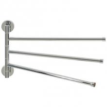 LaLoo Canada 2624DH-3C - Triple Swing Towel Bar - Chrome