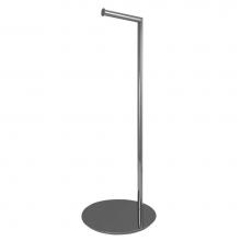 LaLoo Canada 9007NC - Paper Holder Floor Stand Round Bar - Chrome