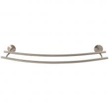 LaLoo Canada CR3830D BN - Classics-R Extended Double Towel Bar - Brushed Nickel