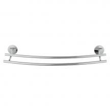 LaLoo Canada CR3830D C - Classics-R Extended Double Towel Bar Chrome