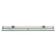 LaLoo Canada K9387 BN - Karre II Single Glass Shelf - Brushed