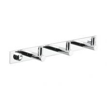 LaLoo Canada 8156-3 C - 3 Hook Strip - Chrome