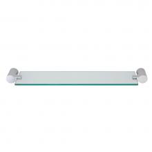 LaLoo Canada P5687 MB - Payton Single Glass Shelf - Matte