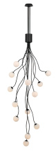 Eurofase 50256-013 - ATHENA-CHD-13LT-76IN-BK-WH