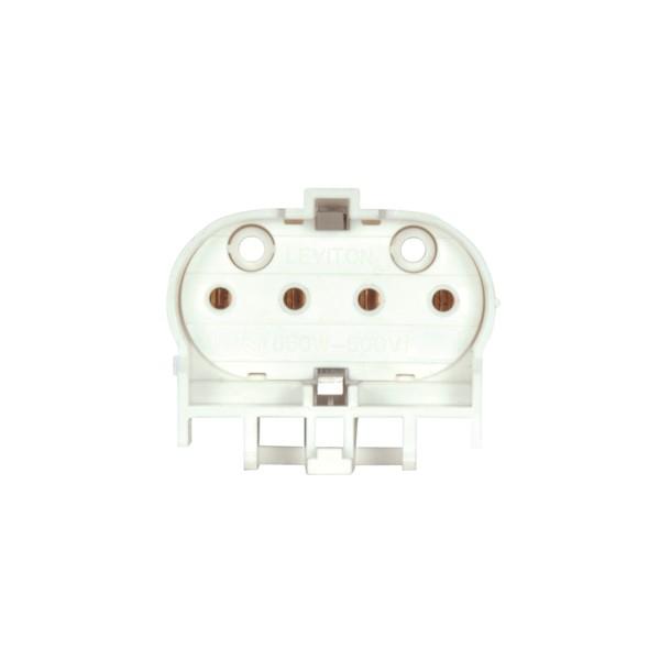 Horizontal Snap-In Mounting Multiple Bottom Push-In Wiring Ports Metal-Spring Lamp Retainer Clip