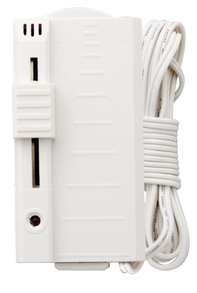 Slide - Floor Lamp Dimmer; 500W-120V 4.3A Rating; White Finish; 7 Foot Length; SPT-2 White Wire