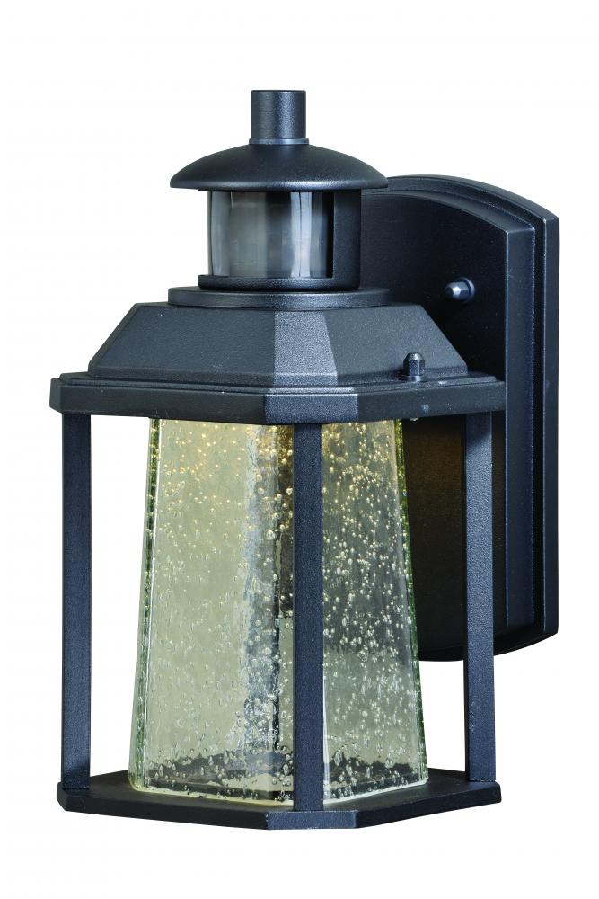 Freeport LED Motion Sensor Dusk to Dawn Outdoor Wall Light Textured Black