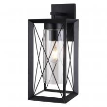 Vaxcel International T0763 - Milton 7-in. W Outdoor Wall Light Matte Black