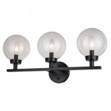 Vaxcel International W0430 - Lander 3 Light Vanity Matte Black