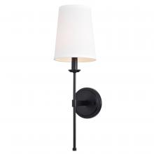 Vaxcel International W0447 - Camden 6-in 1 Light Wall Light Matte Black