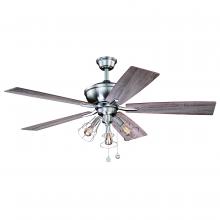 Vaxcel International F0054 - Clybourn 52-in LED Ceiling Fan Satin Nickel