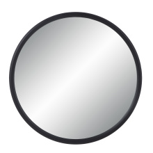 Renwil MT2630 - Namur 36" Tall Round Mirror, Matte Black