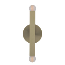 Renwil WS146 - Kassie 11" Burnished Brass 2-Light Wall Sconce