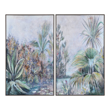 Renwil OL2109 - Labyrinth 30" Wide Canvas Art, Green