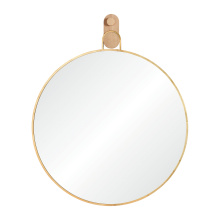 Renwil MT2555 - Kinsley 49" Tall Round Wall Mirror, Yellow