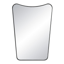 Renwil MT2676 - Kateri 28" Tall Irregular Wall Mirror, Black