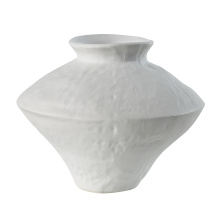 Renwil VAS260 - Mills Indoor Porcelain Ceramic Vase, Matte Off-White