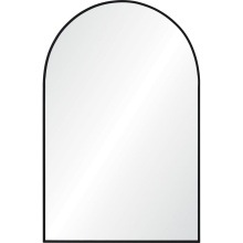 Renwil MT2451 - Waren 36" Tall Arch Wall Mirror, Black